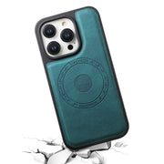 For iPhone 16 Plus Denior A13 Skin Feel MagSafe Phone Case(Blue)