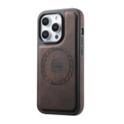 For iPhone 16 Plus Denior A13 Skin Feel MagSafe Phone Case(Brown)