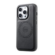 For iPhone 16 Plus Denior A13 Skin Feel MagSafe Phone Case(Black)