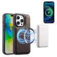 For iPhone 16 Pro Denior A13 Skin Feel MagSafe Phone Case(Brown) - iPhone 16 Pro Cases by Denior | Online Shopping South Africa | PMC TechLife | Buy Now Pay Later Mobicred
