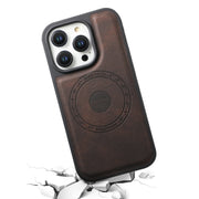 For iPhone 16 Pro Denior A13 Skin Feel MagSafe Phone Case(Brown)