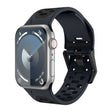 For Apple Watch Series 3 42mm Meteorite Two-color Silicone Watch Band(Grey Black) - free shipping - PMc TechLife - Order now!
