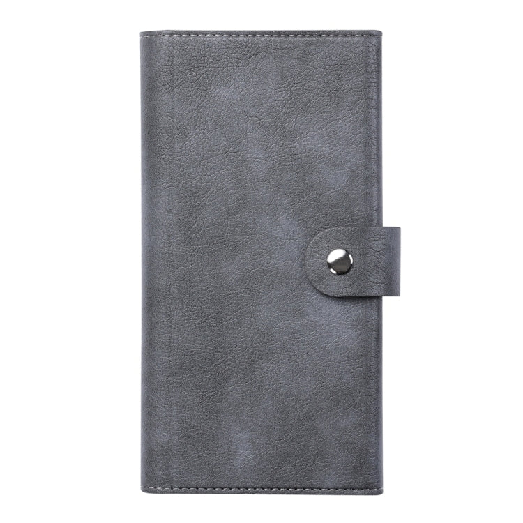For iPhone 16 ViLi GVS Series MagSafe Magnetic RFID Leather Phone Case(Grey)