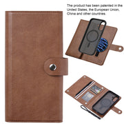 For iPhone 16 ViLi GVS Series MagSafe Magnetic RFID Leather Phone Case(Brown)