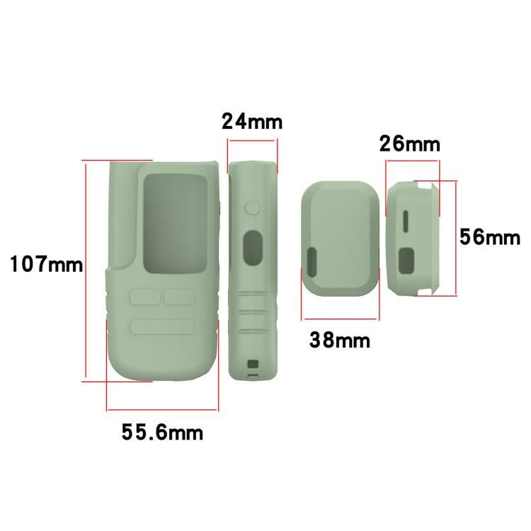 For Yawpet DT-61 Pet Training Device Silicone Protective Cover(Green)
