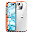 For iPhone 16 TPE Airbag TPU+ PC Full Coverage Phone Case(Orange) - iPhone 16 Cases by PMC TechLife | Online Shopping South Africa | PMC TechLife | Buy Now Pay Later Mobicred