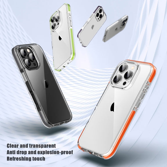 For iPhone 16 TPE Airbag TPU+ PC Full Coverage Phone Case(White)