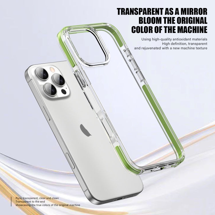 For iPhone 16 Pro Max TPE Airbag TPU+ PC Full Coverage Phone Case(Orange)