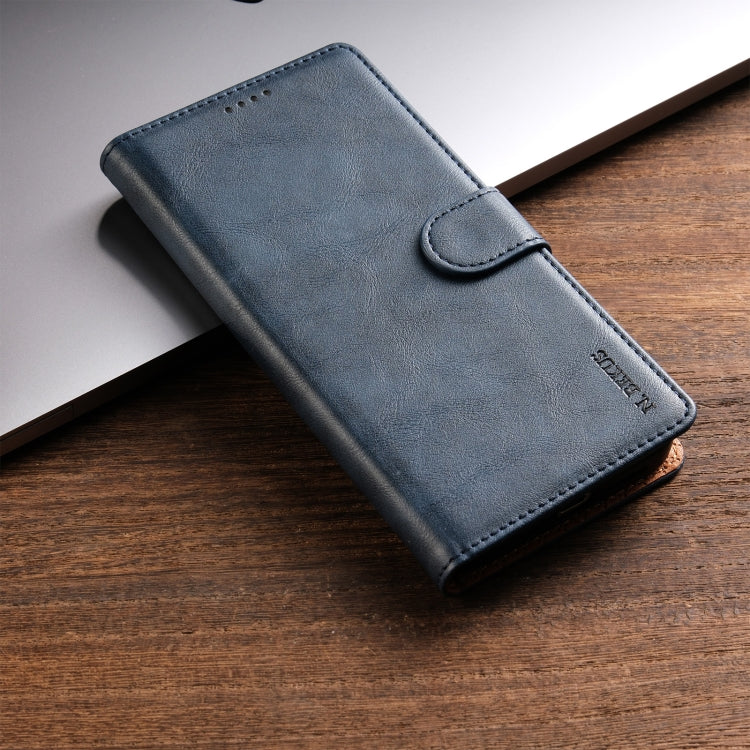 For iPhone 16 Pro N.BEKUS CSJ-P1 Solid Color Leather Phone Case(Blue)