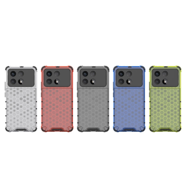 For Redmi K70 Ultra 5G Global Honeycomb Shockproof Phone Case(Black)