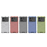For Redmi K70 Ultra 5G Global Honeycomb Shockproof Phone Case(Red)