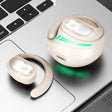 I19 Mechanical Planet Ear-Mounted Wireless Bluetooth Earphone(Beige) - Bluetooth Earphone by PMC TechLife | Online Shopping South Africa | PMC TechLife | Buy Now Pay Later Mobicred