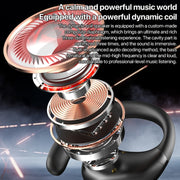I19 Mechanical Planet Ear-Mounted Wireless Bluetooth Earphone(Beige)