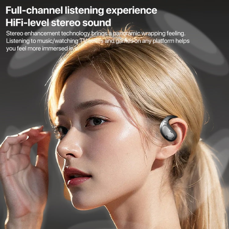 I19 Mechanical Planet Ear-Mounted Wireless Bluetooth Earphone(Beige)