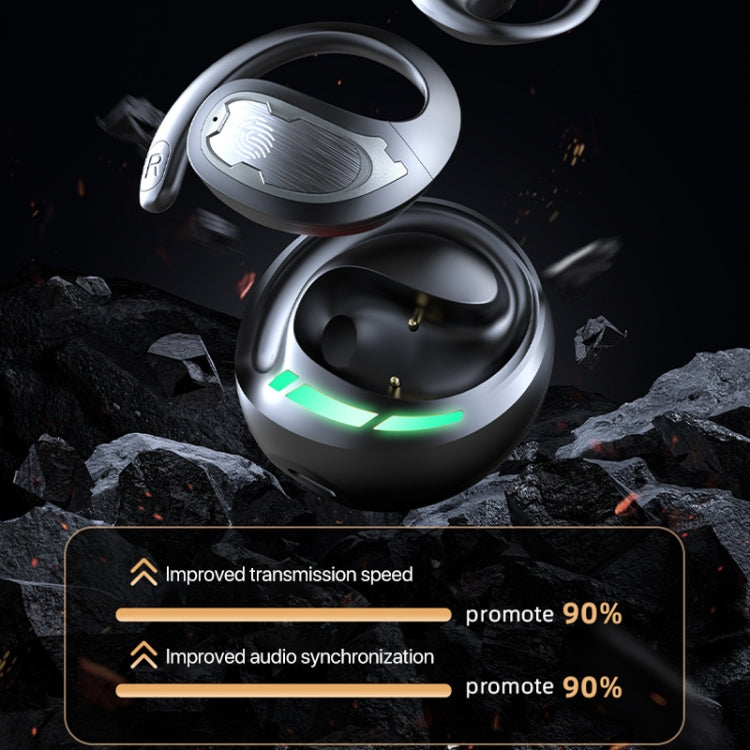 I19 Mechanical Planet Ear-Mounted Wireless Bluetooth Earphone(Beige)