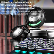 I19 Mechanical Planet Ear-Mounted Wireless Bluetooth Earphone(Beige)