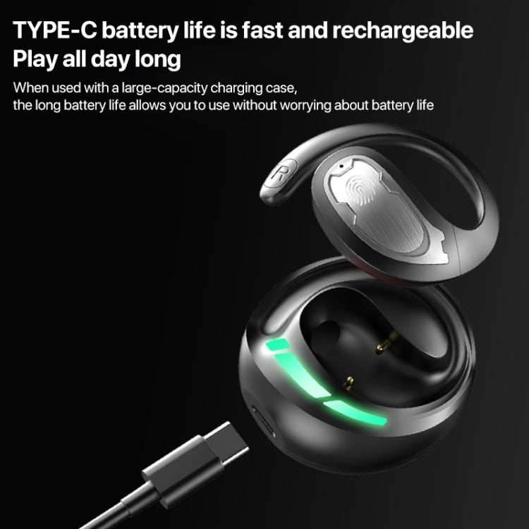 I19 Mechanical Planet Ear-Mounted Wireless Bluetooth Earphone(Beige)