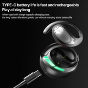 I19 Mechanical Planet Ear-Mounted Wireless Bluetooth Earphone(Beige)