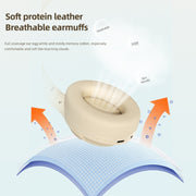 NC10 ANC Active Noise Reduction Head-mounted Bluetooth Earphone(Beige)
