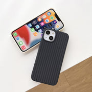 For iPhone 16 Weave Texture TPU Phone Case(Black)