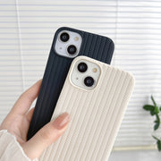 For iPhone 16 Pro Weave Texture TPU Phone Case(White)