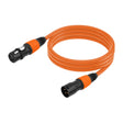 JC1015 XLR 3pin Male to Female Audio Cable, Length:10m(Orange) - Microphone Audio Cable & Connector by PMC TechLife | Online Shopping South Africa | PMC TechLife | Buy Now Pay Later Mobicred