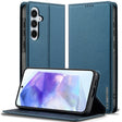 For Samsung Galaxy S24 FE 5G LC.IMEEKE L1 Series Frosted Fine Texture PU Phone Case(Blue) - Galaxy S24 FE 5G Cases by LC.IMEEKE | Online Shopping South Africa | PMC Jewellery | Buy Now Pay Later Mobicred