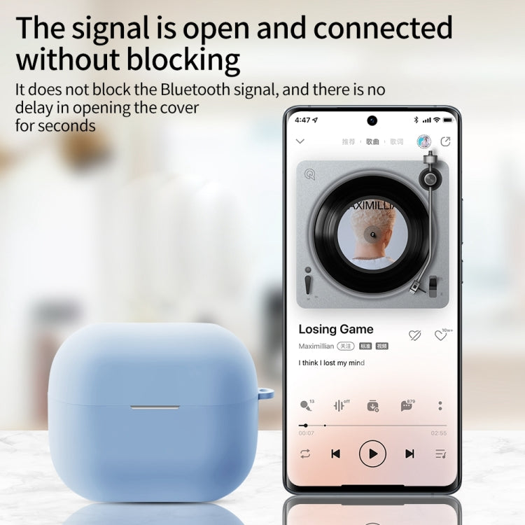 For Samsung Galaxy Buds 3 / 3 Pro Wireless Bluetooth Earphone Silicone Protective Case(Dark Blue)