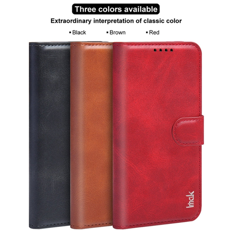 For iPhone 15 Pro Max IMAK Count Series Flip Leather Phone Case(Black)