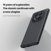 For Redmi Note 14 Pro+ 5G NILLKIN Frosted Shield Pro PC + TPU Phone Case(Black)