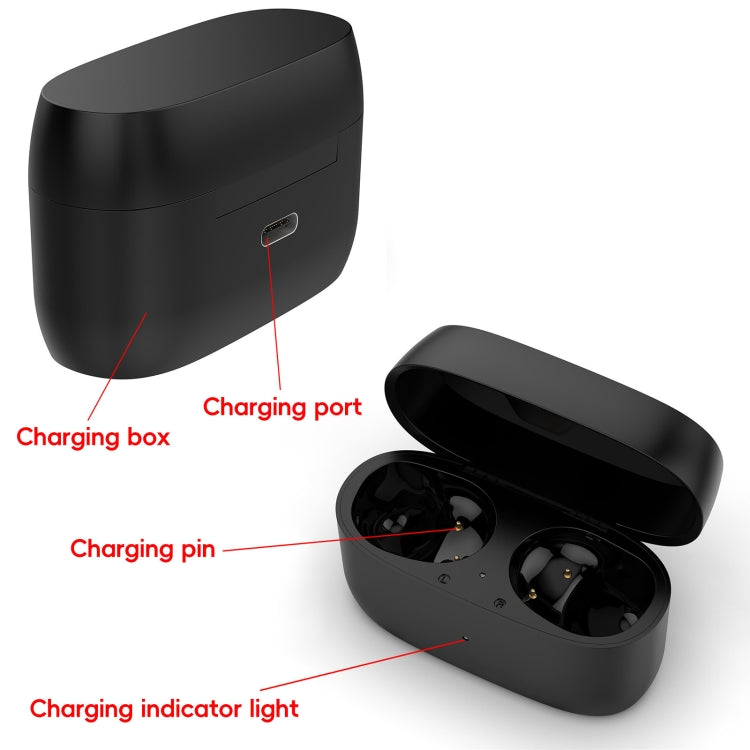 For Jabra Elite 5 Wireless Bluetooth Earphone Charging Box(Black)