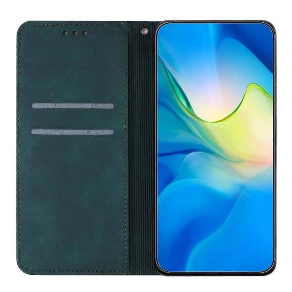 For Google Pixel 9 Pro XL Ethnic Embossed Adsorption Leather Phone Case(Blue)
