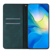 For Google Pixel 9 / 9 Pro Ethnic Embossed Adsorption Leather Phone Case(Blue)