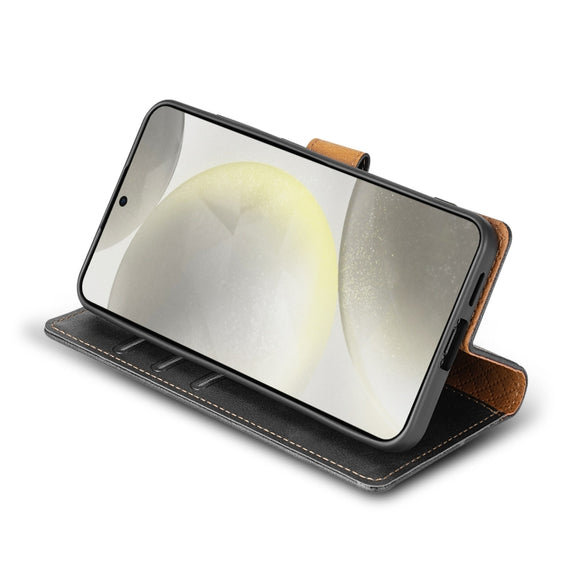For Xiaomi 14 N.BEKUS CSJ-P1 Solid Color Leather Phone Case(Black)