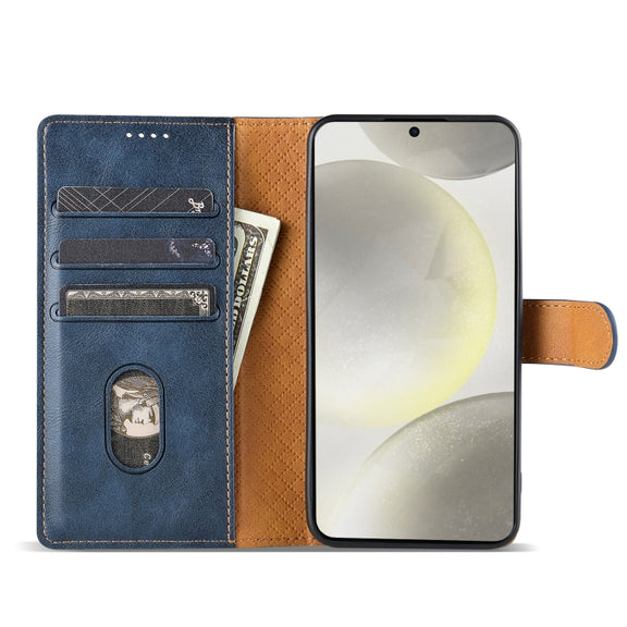 For Xiaomi 14 Ultra N.BEKUS CSJ-P1 Solid Color Leather Phone Case(Blue)