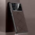 For Redmi K70 / K70 Pro Plain Leather PC Phone Case(Brown) - Xiaomi Cases by PMC Jewellery | Online Shopping South Africa | PMC Jewellery | Buy Now Pay Later Mobicred