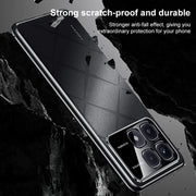 For Redmi K70 / K70 Pro Plain Leather PC Phone Case(Black)