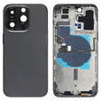 For iPhone 14 Pro Max Battery Back Cover with Power + Volume Flex Cable + Wireless Charging Module, Version:China Version(Black) - Back Cover by PMC TechLife | Online Shopping South Africa | PMC TechLife | Buy Now Pay Later Mobicred