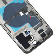 For iPhone 14 Pro Max Battery Back Cover with Power + Volume Flex Cable + Wireless Charging Module, Version:US Version(Black)
