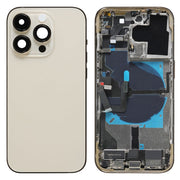 For iPhone 14 Pro Battery Back Cover Assembly, Version:China Version(Gold)