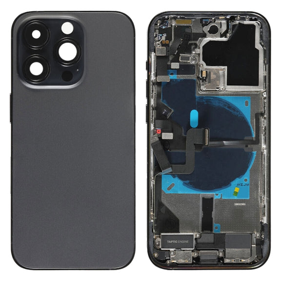 For iPhone 14 Pro Battery Back Cover Assembly, Version:CE EU Version(Black)
