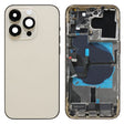 For iPhone 14 Pro Battery Back Cover Assembly, Version:US Version(Gold) - Back Cover by PMC TechLife | Online Shopping South Africa | PMC TechLife | Buy Now Pay Later Mobicred