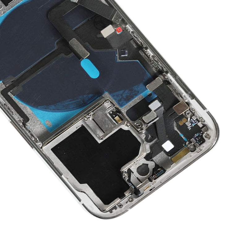 For iPhone 14 Pro Battery Back Cover Assembly, Version:US Version(Silver)
