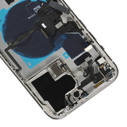 For iPhone 14 Pro Max Battery Back Cover Assembly, Version:US Version(Silver)