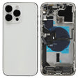 For iPhone 14 Pro Max Battery Back Cover Assembly, Version:China Version(Silver) - Back Cover by PMC TechLife | Online Shopping South Africa | PMC TechLife | Buy Now Pay Later Mobicred