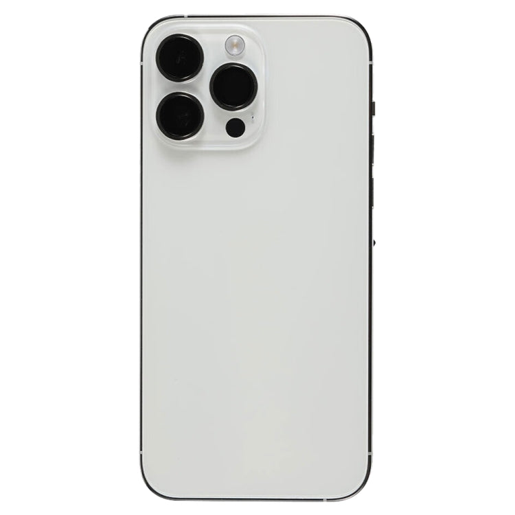 For iPhone 14 Pro Max Battery Back Cover Assembly, Version:China Version(Silver)
