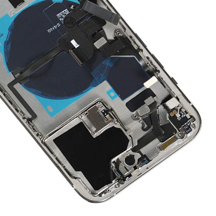 For iPhone 14 Pro Max Battery Back Cover Assembly, Version:China Version(Silver)