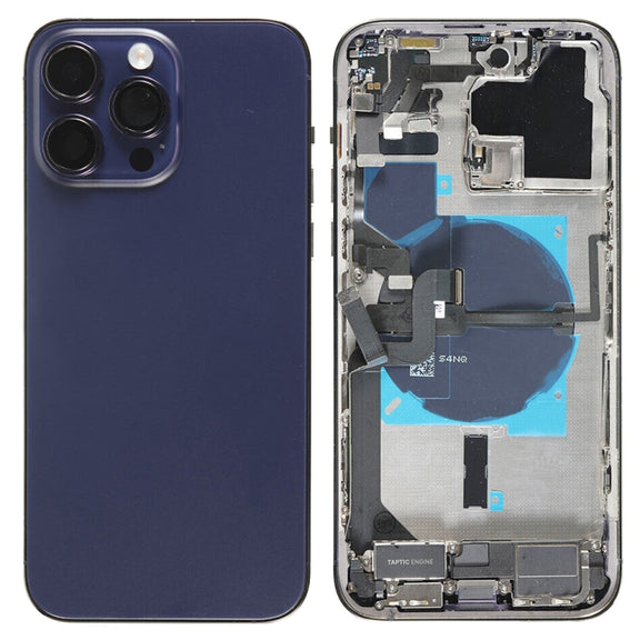 For iPhone 14 Pro Max Battery Back Cover Assembly, Version:CE EU Version(Purple)