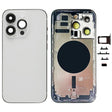 For iPhone 14 Pro Battery Back Cover with Side Keys & Card Tray, Version:US Version(Silver) - Back Cover by PMC TechLife | Online Shopping South Africa | PMC TechLife | Buy Now Pay Later Mobicred