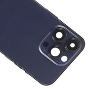 For iPhone 14 Pro Max Battery Back Cover with Side Keys & Card Tray, Version:US Version(Purple)